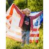 imageTstars American Flag Peace Sign 4th of July Toddler Kids TShirtBlack