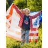 imageTstars American Flag Peace Sign 4th of July Toddler Kids TShirtNavy