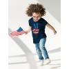 imageTstars American Flag Peace Sign 4th of July Toddler Kids TShirtNavy