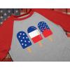 imageTstars American Flag Popsicle Girls Boys 4th of July Shirt Toddler Kids Patriotic ShirtsRed