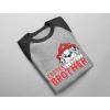 imageTstars Big Brother Shirt Paw Patrol Marshall 34 Sleeve Baseball Jersey Toddler ShirtDark Gray