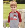 imageTstars Big Brother Shirt Paw Patrol Marshall 34 Sleeve Baseball Jersey Toddler ShirtRed
