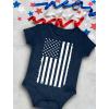 imageTstars Big White US Flag 4th of July Baby Boy Girl Outfit Patriotic Infant BodysuitNavy