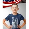 imageTstars Big White USA Flag 4th of July Shirts for Boys Girls Kids Youth Kids TShirtNavy