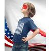imageTstars Big White USA Flag 4th of July Shirts for Boys Girls Kids Youth Kids TShirtNavy