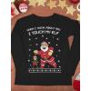 imageTstars I Touch My Elf Sweatshirt Men Ugly Christmas Sweater Style Long Sleeve ShirtBlack