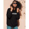 imageTstars Im Not Arguing with Sayings Teen Girls Womens Novelty Sarcastic HoodieBlack