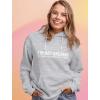 imageTstars Im Not Arguing with Sayings Teen Girls Womens Novelty Sarcastic HoodieGray