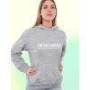 imageTstars Im Not Arguing with Sayings Teen Girls Womens Novelty Sarcastic HoodieGray