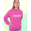 imageTstars Im Not Arguing with Sayings Teen Girls Womens Novelty Sarcastic HoodiePink