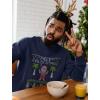 imageTstars Mele Kalikimaka Sweatshirt Men Hawaiian Santa Ugly Christmas Sweater Style Shirt XXLarge Navy