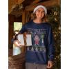 imageTstars Mele Kalikimaka Sweatshirt Men Hawaiian Santa Ugly Christmas Sweater Style Shirt XXLarge Navy