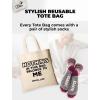 imageTstars Mom Life Funny Canvas Tote Bag for Women New Mommy Gifts Everyday Bags Tote BagNothing Belongs  Natural