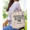 imageTstars Mom Life Funny Canvas Tote Bag for Women New Mommy Gifts Everyday Bags Tote BagNothing Belongs  Natural