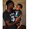imageTstars Papa ampamp Baby Saur Daddy and Me Matching Outfits  Gift for New Dad Fathers Day Shirt and Infant BodysuitPapa Black  Baby Black