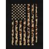 imageTstars Patriotic Top for Women Leopard American Flag 4th of July Racerback Tank TopBlack