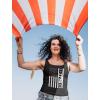 imageTstars Patriotic US Flag Heart Stars Strips National Pride Racerback Tank TopBlack