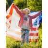 imageTstars Patriotic USA Flag Shirt Red White Blue American Memorial Day Boys 4th of July Shirt Toddler Kids TShirtGray