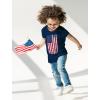 imageTstars Patriotic USA Flag Shirt Red White Blue American Memorial Day Boys 4th of July Shirt Toddler Kids TShirtNavy