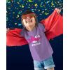 imageTstars Shark Shirt for Sister Gift for Big Sister Infant Girls Fitted TShirtLavender