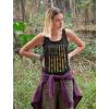 imageTstars Sunflower Tank for Women Summer Top American Flag 4th of July Racerback Tank TopBlack