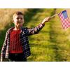 imageTstars TeeStars  Big Black Distressed US Flag 4th of July American Youth Kids TShirtRed