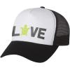 imageTstars TeeStars  I Love Turtles  Animal Lover Turtle Print Cute Trucker Hat Mesh CapBlackWhite