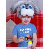 imageTstars Trade Brother for Easter Eggs Funny Siblings Egg Hunting TShirt for Toddler ampamp Youth Boys GirlsTractor  California Blue