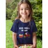 imageTstars Trade Brother for Easter Eggs Funny Siblings Egg Hunting TShirt for Toddler ampamp Youth Boys GirlsTractor  Navy
