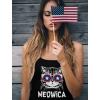 imageTstars Trump Murica 4th of July Tank Tops for Women Patriotic Womens Racerback TopsBlack
