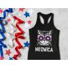 imageTstars Trump Murica 4th of July Tank Tops for Women Patriotic Womens Racerback TopsBlack