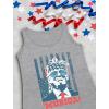 imageTstars Trump Tank Top Men Team Murica American Flag Memorial Day USA Merica 4th of July Mens Patriotic TopsGray
