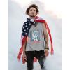 imageTstars Trump Tank Top Men Team Murica American Flag Memorial Day USA Merica 4th of July Mens Patriotic TopsGray