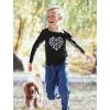 imageTstars Valentines Day Shirt for Boys Girls Video Gamer Youth Kids Long Sleeve TShirtBlack