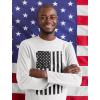 imageTstars Vintage US Flag 4th of July Shirts for Men American Patriotic Long Sleeve ShirtWhite