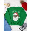 imageTstars Yo Yo Black Santa Ugly Christmas Shirt for Men Tacky Sweater Style Xmas Holiday Mens Long Sleeve TShirtGreen