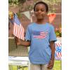 imageUSA American Flag 4th of July Patriotic Youth Kids TShirtCalifornia Blue