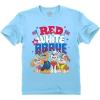 imageRed White and Brave Paw Patrol Girls Boys 4th of July Shirt USA American Flag Memorial Day Kids Patriotic Kids TShirtCalifornia Blue