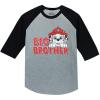 imageTstars Big Brother Shirt Paw Patrol Marshall 34 Sleeve Baseball Jersey Toddler ShirtDark Gray