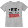 imageTstars Gift for Big Brother AKA Little Sister Protector ToddlerInfant Kids TShirtGray
