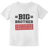 imageTstars Gift for Big Brother AKA Little Sister Protector ToddlerInfant Kids TShirtWhite