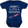 imageTstars Mommys Little Firecracker 4th of July Baby Outfit Patriotic Infant BodysuitNavy
