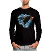 imageTstars Patriotic Shirt for Men 4th of July Eagle American Flag Long Sleeve TShirtBlack