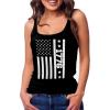 imageTstars Patriotic US Flag Heart Stars Strips National Pride Racerback Tank TopBlack