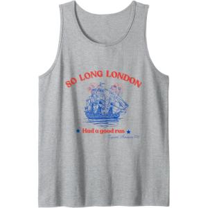 imageSo Long London Had A Good Run USA 4th of July TEE Tank TopHeather Grey