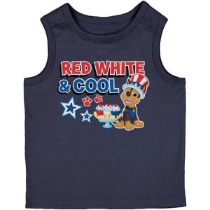 imageTstars Chase Birthday Boy Shirt Gifts for Boys 2nd 3rd 4th 5th Paw Patrol Tank Top Summer Toddler Unisex Sleeveless Shirt4th of July  Denim