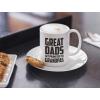 imageGreat Dads Get Promoted To Grandpas Coffee Mug 15 Ounce WhiteWhite