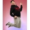 imageTstars ACDC Power Up Hoodie White Jagged Logo Rock ampamp Roll Band Sweatshirt for Men HoodieRed Logo  Black
