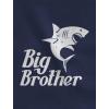 imageTstars Big Brother Shark Shirt Gift for Shark Loving Toddler Boys Infant Kids TshirtRed