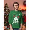 imageTstars Birthday Boy Jesus Long Sleeve Shirt Ugly Christmas Sweater Style TShirtGreen
